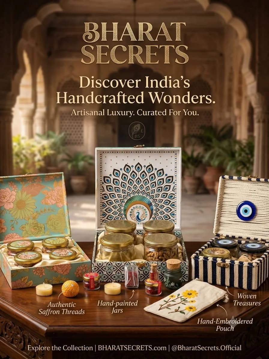 Bharat Secrets — Discover India's handcrafted wonders. Artisanal luxury, curated for you.